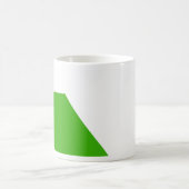 Minimalisme groen wit koffiemok (Center)
