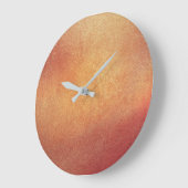 Minimalisme Grungy Schilderij Abstract Goudbruin Grote Klok (Hoek)