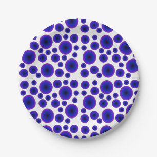 Minimalisme Helder Paars Abstract Papieren Bordje