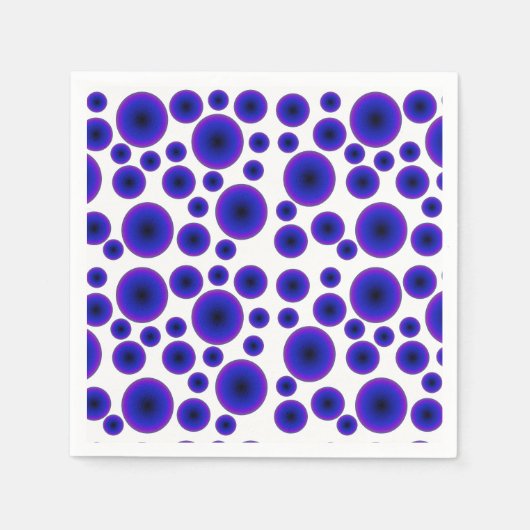 Minimalisme Helder Paars Abstract Servet (Voorkant)