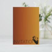 Minimalisme Heren Vip Sigaren Man Paarse Kaart (Staand voorkant)