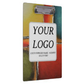 Minimalisme Kleurenblokkerend Bedrijf Promotioneel Klembord (Rechts)