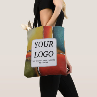 Minimalisme Kleurenblokkerend Bedrijf Promotioneel Tote Bag