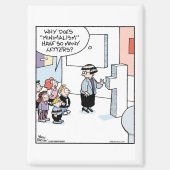 Minimalisme Kunst Magneet (Voorkant)