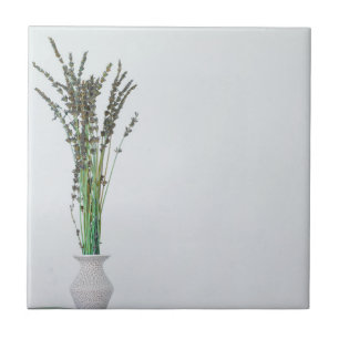 Minimalisme lavender Vase Tegeltje