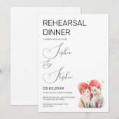 Minimalisme met een Cats repetitie Kaart (Voorkant / Achterkant)