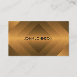 Minimalisme Metallic Gold Marine Vip Visitekaartje