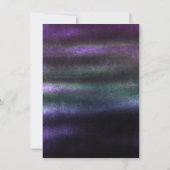 Minimalisme Ombre Teal Paars Marine Groen Tropisch Kaart (Achterkant)