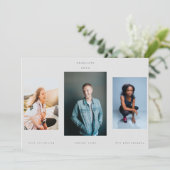 Minimalisme Portret Drie Ultimate College Grey Aankondiging (Staand voorkant)