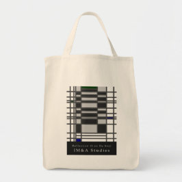 Minimalisme Reflectie II op de Stijl Grocery Tas