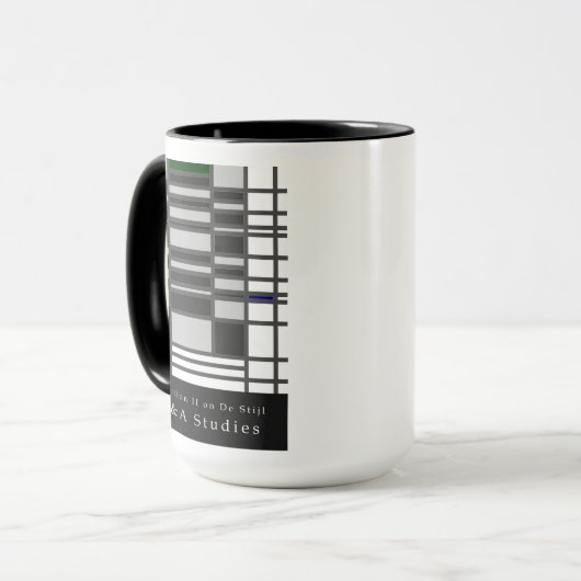 Minimalisme Reflectie II over de Stijl-Mok Mok (Voorkant links)