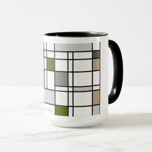 Minimalisme Reflectie III over de Stijl-Mok Mok