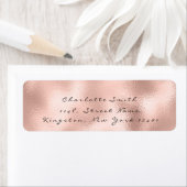 Minimalisme Roze Rose Skinny Blush RSVP Elegant Etiket (Insitu)