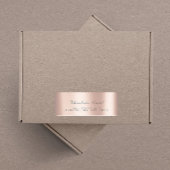 Minimalisme Roze Roze Blush Return Address Labels