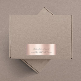 Minimalisme Roze Roze Blush Return Address Labels
