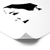 Minimalisme Schets Tekening Vrouw Vrouw Meisje Poster (Hoek)