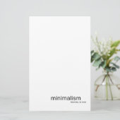 Minimalisme Stationery Briefpapier (Staand voorkant)
