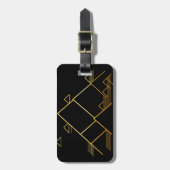 minimalisme van de bergtop bagagelabel (Voorkant verticaal)