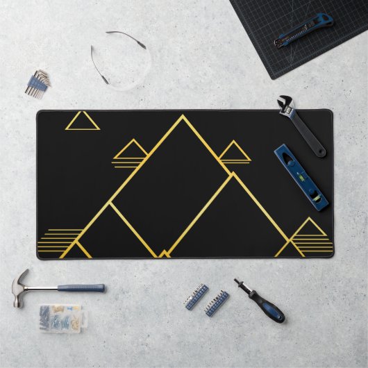 minimalisme van de bergtop bureaumat (Werkstation)