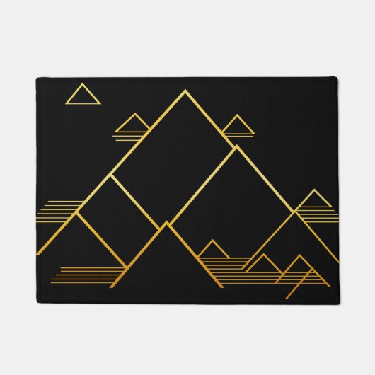 minimalisme van de bergtop deurmat (Voorkant)