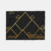 minimalisme van de bergtop fleece deken (Voorkant (Horizontaal))