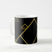 minimalisme van de bergtop koffiemok (Voorkant links)
