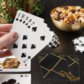 minimalisme van de bergtop pokerkaarten (Insitu)