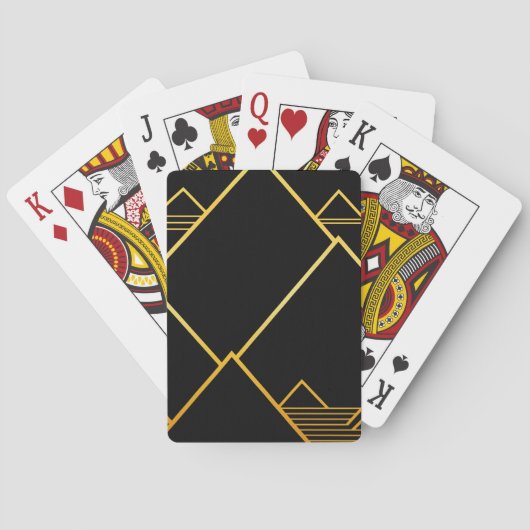 minimalisme van de bergtop pokerkaarten (Achterkant)