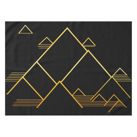 minimalisme van de bergtop tafelkleed (Voorkant (Horizontaal))