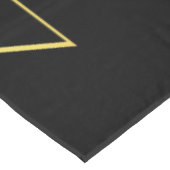 minimalisme van de bergtop tafelkleed (Gekanteld)