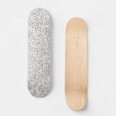 Minimalisme van puntmatrix persoonlijk skateboard (Voorkant)