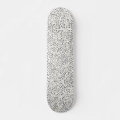 Minimalisme van puntmatrix persoonlijk skateboard (Voorkant)