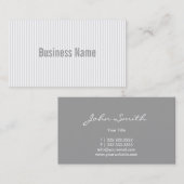 Minimalisme Visitekaartje Skinny Lines (Voorkant / Achterkant)