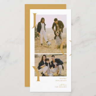 Minimalisme Vreugde 2 foto collage vakantie fotoka Feestdagenkaart