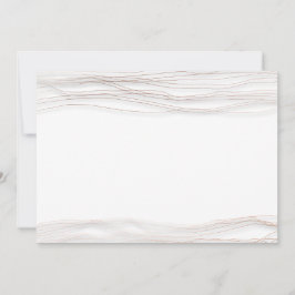 Minimalisme Wit Rose Grijs Abstract Delicate Lijne Kaart