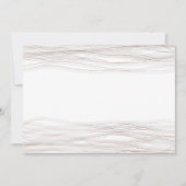 Minimalisme Wit Rose Grijs Delicate Lijnen Streken Kaart (Voorkant)