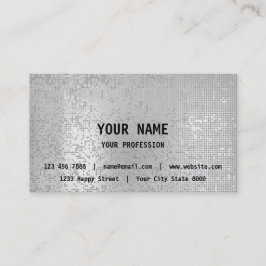 Minimalisme Zilvergrijze adviesfinanciën Visitekaartje