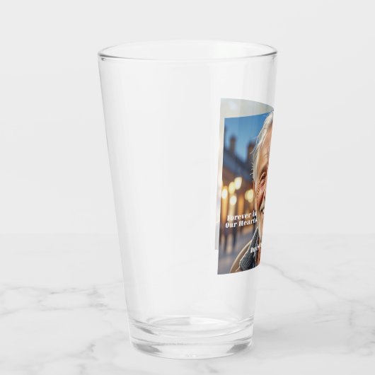 Minimalist 1 speciale foto viering van het leven glas (Rechts)