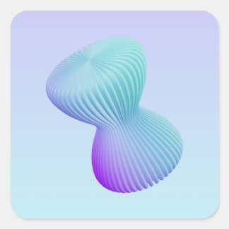 Minimalist_1 Vierkante Sticker