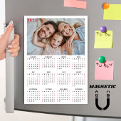 Minimalist 2026 Calendar Photo Magnet