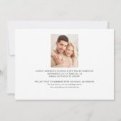 Minimalist 2 Photo Gold Script Sla de datum op Save The Date (Achterkant)