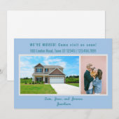 Minimalist 2 Photos We Moved Moving Announcement Aankondiging (Voorkant / Achterkant)