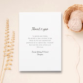 Minimalist 4 fotocollage Baby shower dank u Bedankkaart