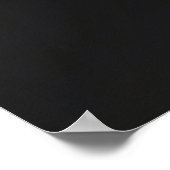 Minimalist Abstract Black White Gray Poster (Hoek)