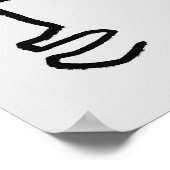 Minimalist Abstract Face Line Art Poster (Hoek)