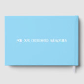 Minimalist Abstract Green Chic Christmas Tree Gastenboek (Achterkant)