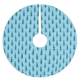 Minimalist Abstract Green Chic Christmas Tree Kerstboom Rok