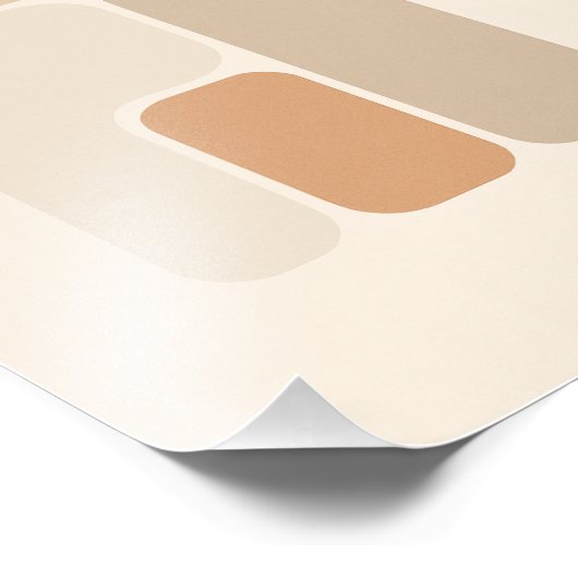 Minimalist Abstract House Poster  (Hoek)