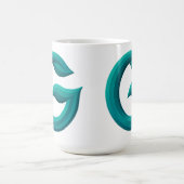 Minimalist Abstract Letter G Coffee Mug  Koffiemok (Center)