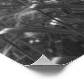 Minimalist abstract nature print black and white (Hoek)